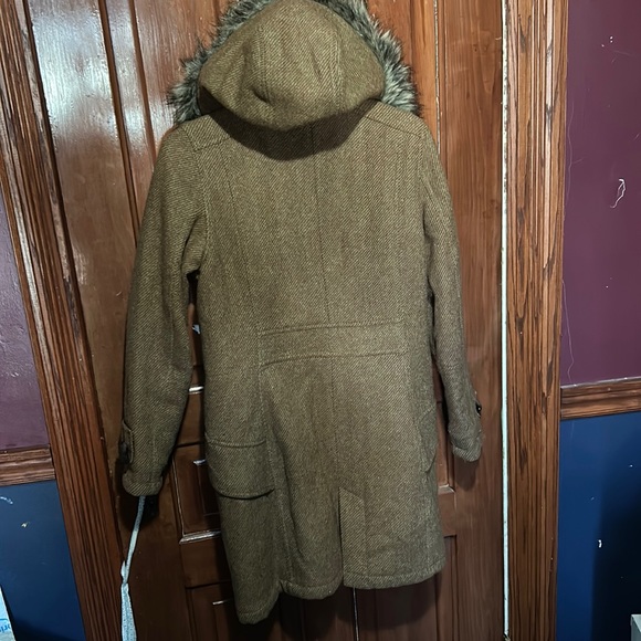 Wool Spiewak Duffle Coat with Toggles and Hood Tweed look - Picture 5 of 10